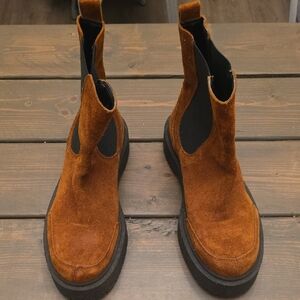 Who What Where Brown Suede Chelsea Boots Size 9